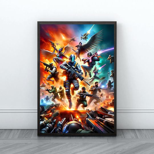 Battle Royale Victory Poster For Gift For Son For Friend Battle Royale Boy Room Decor Battle Royale Teen Room Decor Birthday Gift