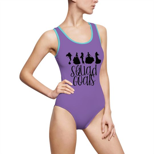 Discover Ariel Squad Goals One-Piece Swimsuit - Ariel-Inspired Disney Princess Bathing Suit - Magical Mermaid Swimwear for Beach & Pool