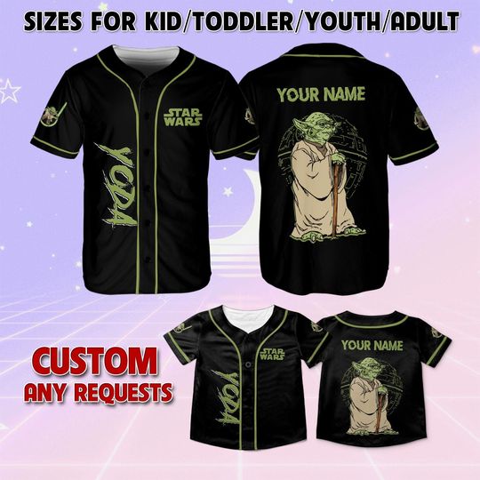 Discover Star War Yoda Baseball Jersey, Disney Yoda Characters Jersey, Star War Disney Baseball Jersey, Disney Spirit Jersey