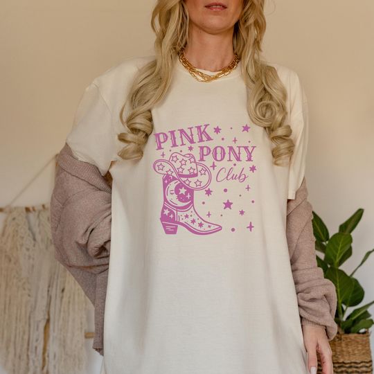 Comfort Colors Pink Pony Club Shirt, Midwest Princess Tour, Sapphic Lesbian Pride Music Shirt, Keep On Dancing, Dancing Shirts