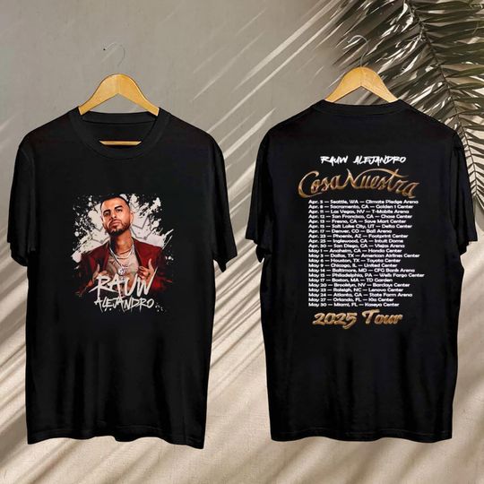 Graphic Rauw Alejandro Cosa Nuestra Tour 2025 Shirt, Rauw Alejandro Fan Gift, Rauw Alejandro Concert, Rauw Alejandro Cosa Nuestra Tour Tee