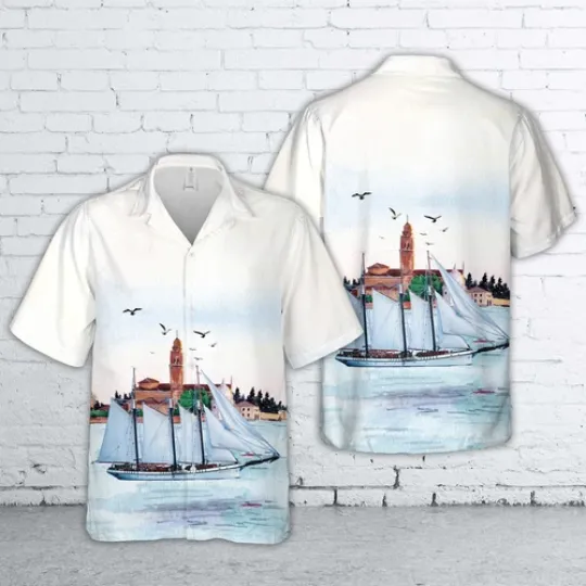 Discover Empire Sandy Ship Hawaiian Shirt