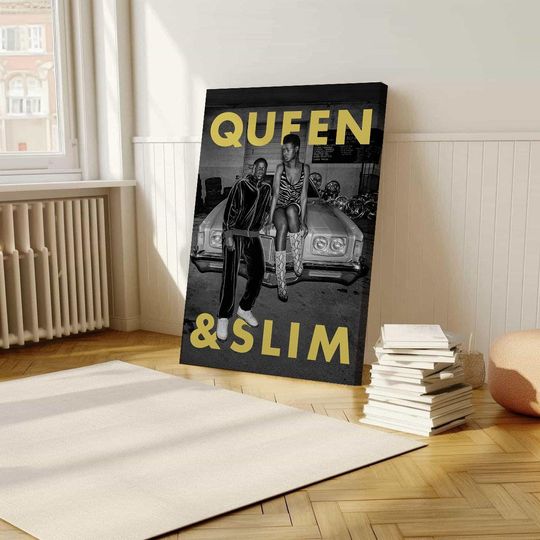 Discover Queen & Slim Screenplay Poster, Wrapped Poster, Wall Art, Room Decoration, Retro Aesthetics,Birthday Present