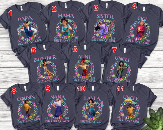 Encanto birthday shirt, Isabela, Encanto, Encanto Birthday, Birthday gift, Encanto shirt, birthday, Disney