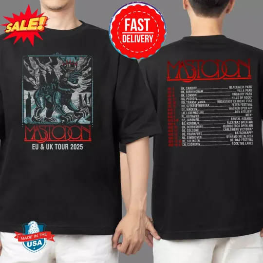 Mastodon EU And UK Tour 2025 Dates List Start On July 3 2025 Classic T-Shirt