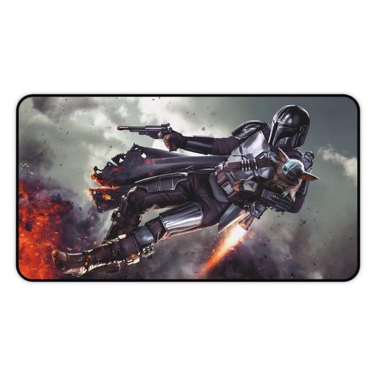 Discover Mandalorian Gaming Desk Mat