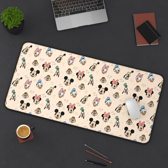 Magical Friends Desk Mat, Cute Desk Mat, Christmas Gift Desk Mat, Magic Castle Desk Mat, Main Street Magic Mouse Pad