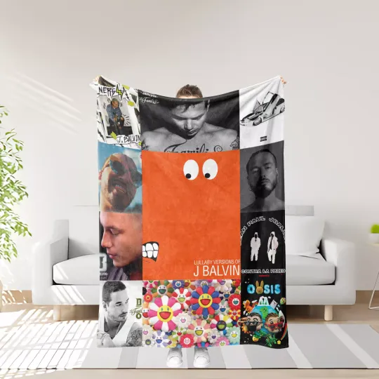 J Balvin Throw Blanket Gifts for Fans