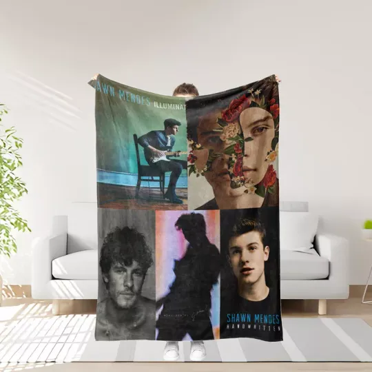 Shawn Mendes Throw Blanket Gifts for Fans