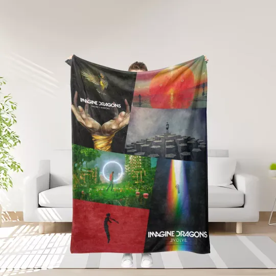 Discover Imagine Dragons Throw Blanket Gifts for Fans