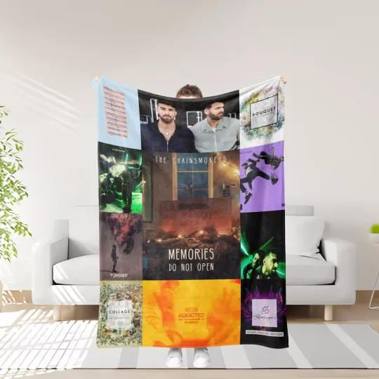 Discover The Chainsmokers Throw Blanket Gifts for Fans