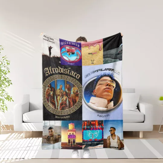 Discover Rauw Alejandro Throw Blanket Gifts for Fans