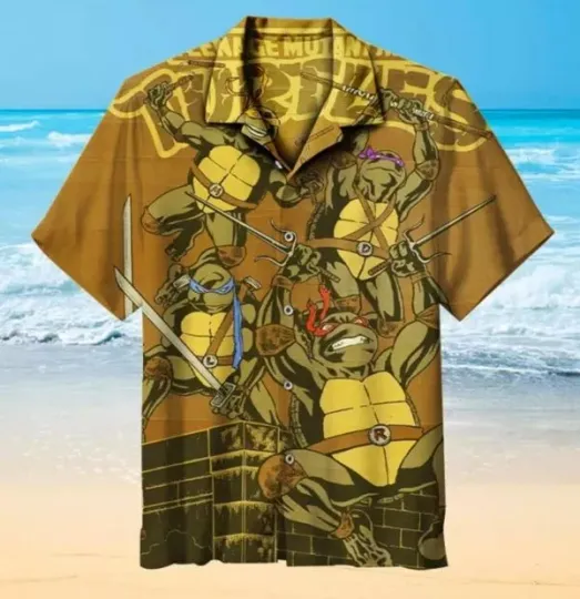 New Teenage Mutant Ninja Turtles Universal Hawaiian Shirt