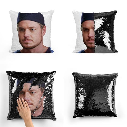 McSTEAMY - Mark Sloan Fan Sequin Pillowcase
