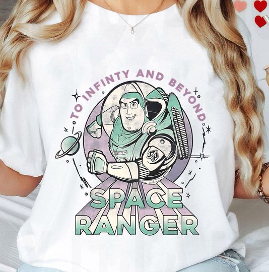 Vintage Disney Pixar Toy Story Buzz Lightyear Shirt, Space Ranger Portrait Tshirt, Disney Family Trip 2025 Tee, Magic Kingdom Vacation