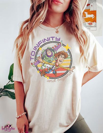 Retro To Infinity And Beyond Shirt, Disney Buzz Lightyear Shirt, Toy Story Shirt, Toy Story Birthday Party Shirt, WDW shirt