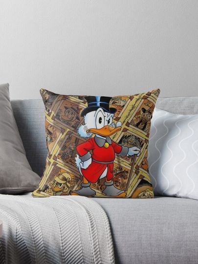 Scrooge McDuck Pillow