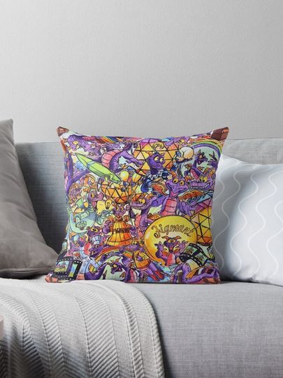 THE ORIGINAL Figment Collage Pillow