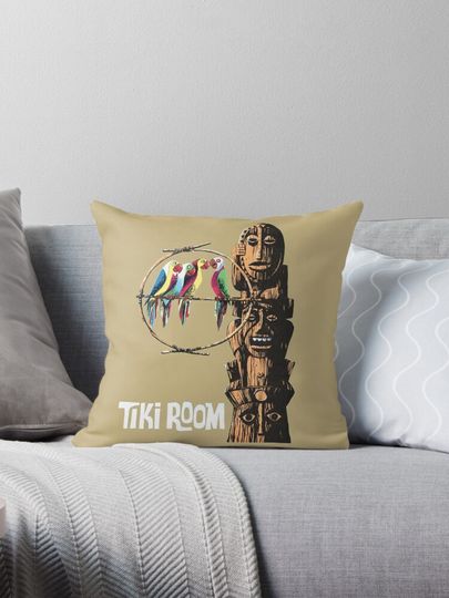 Discover Tiki Room Pillow