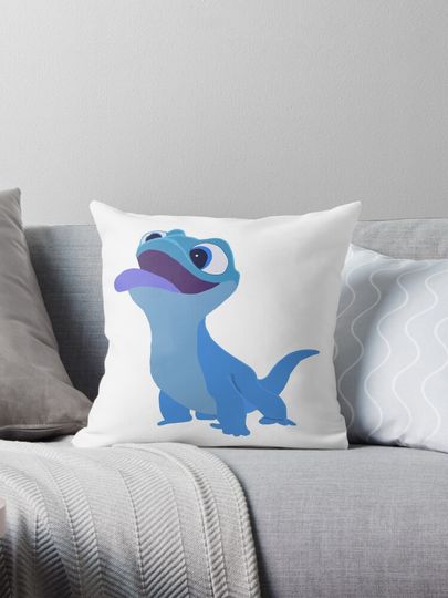 bruni the salamander  Pillow
