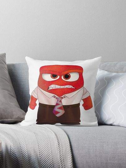 Anger from Inside Out Pillow