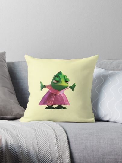 Pascal the Chameleon from Disney Tangled Pillow