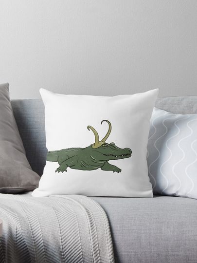 Alligator Loki Pillow