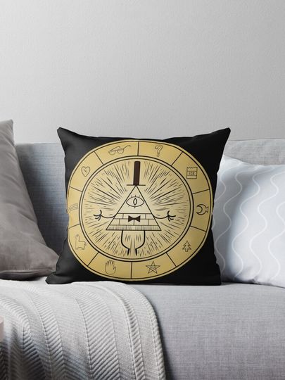 Gravity Falls Bill Cipher Wheel Pillow