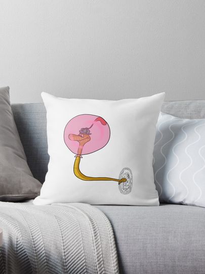 Sir Hiss and His Amazing Flying Machine Pillow