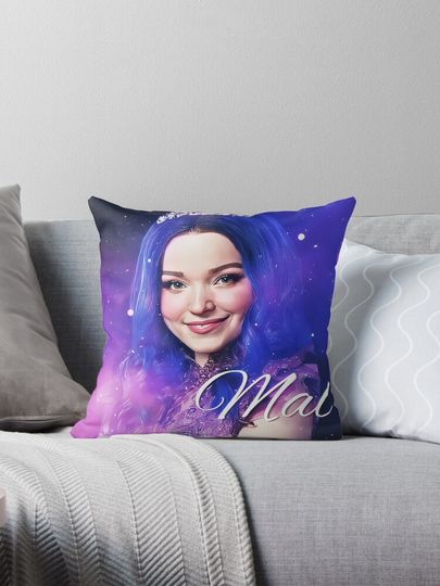 Discover Mal Purple Queen - Descendants 3 Wedding Pillow