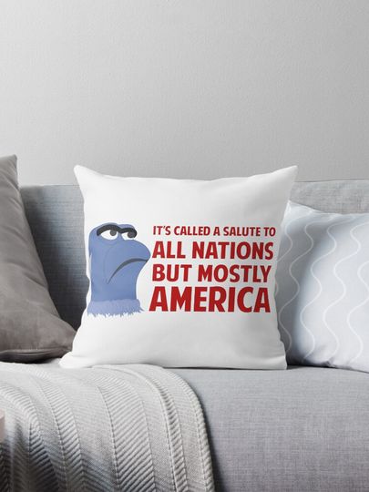 Discover It's Called A Salute To All Nations But Mostly America Pillow