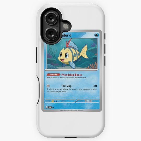 Discover Flounder'd Fish Card  iPhone Case