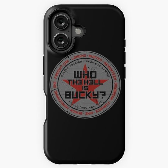 Winter Soldier - Who The Hell Is BUCKYY Bn? iPhone Case