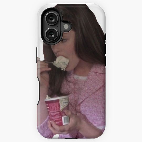Mia Thermopolis Eating Ice Cream iPhone Case