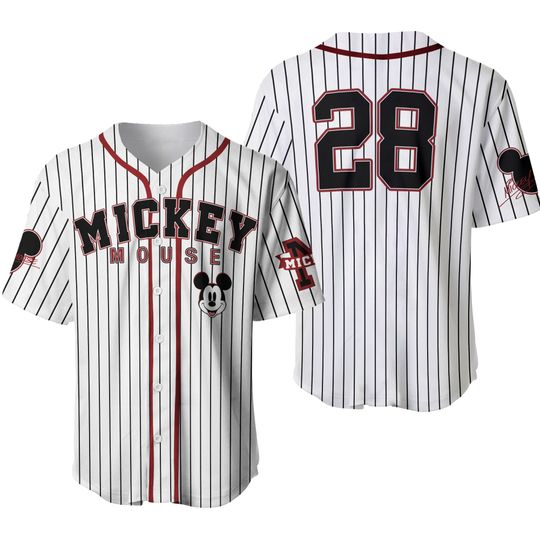 Disney Parks Mickey Mouse Baseball Jersey #28