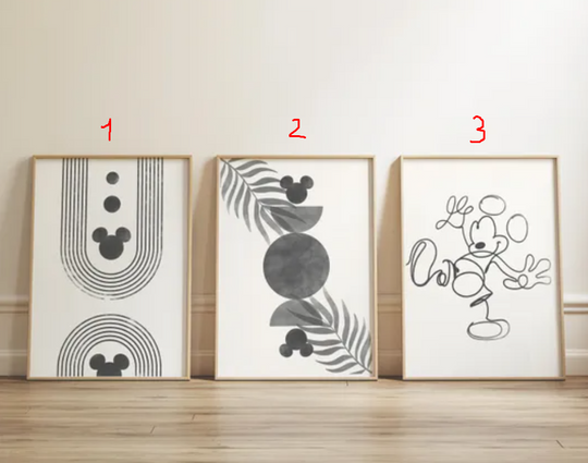 Discover Mickey Wall Art, Mickey Art , Mickey Poster, Minimalist Wall Art, Mickey Boho, Nursery Wall Art, Mickey