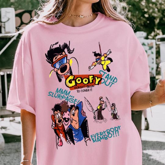 Discover Goofy Stand Out Team Friend Retro Comfort Color T-Shirt, Valentine Gift, Trending Unisex Tee, Disneyland Vacation Trip Gift 2025