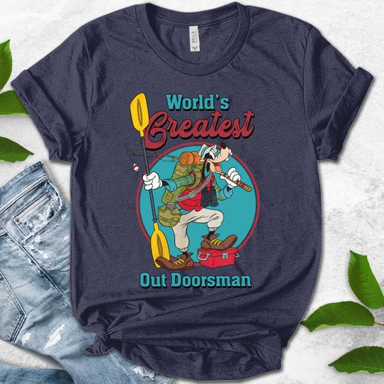 Discover Goofy Movie Love Fishing World's Greatest Out Doorsman A Goofy Movie Father's Day, Disneyland Family Matching Shirt, Magic Kingdom UMWG08