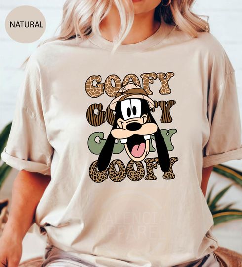 Discover Goofy Leopard Shirt, Disney Goofy Shirt, Disney Safari Trip Shirt,  Disney Mickey Leopard Shirt, Disney Vacation Shirt, Disney Safari Gift