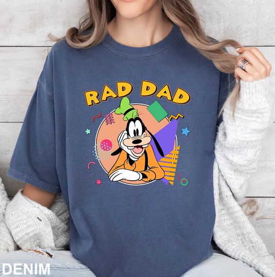 Discover Disney Rad Dad Shirt Disney Goofy Rad Like Dad Shirt Retro 90s Goofy Shirt Disney Trip Goofy Shirt Goofy Lover Tee