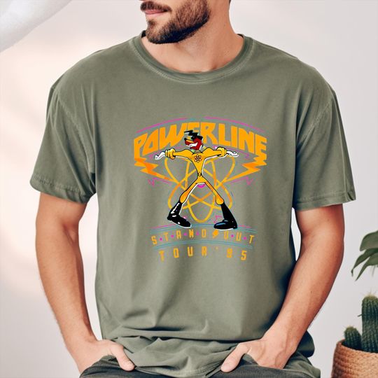 Discover Retro Goofy Powerline Stand Out Tour 95 Shirt, Disney Goofy Powerline Movie Tee, Disney World Tour T-Shirt