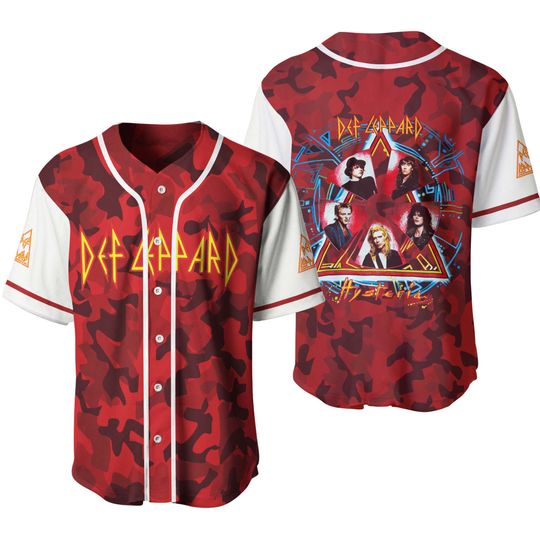 Def Leppard Baseball Jersey Shirt