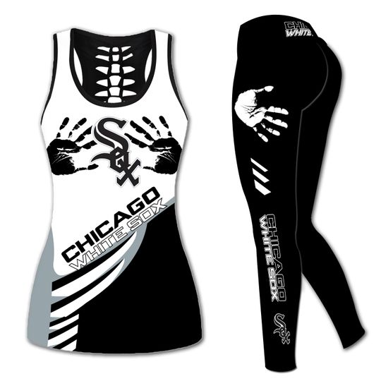 Hollow Tanktop or Legging for Fan /Chicago White Sox-For Women