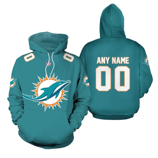Personalized Miami Dolphins Hoodie 2025 Season Football Team Apparel Gift Fans