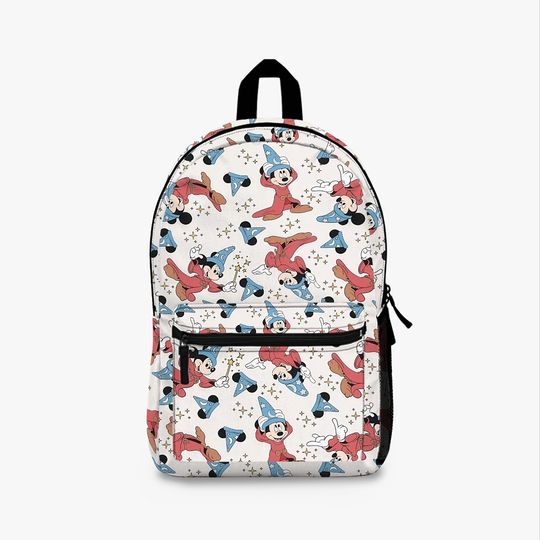 Sorcerer Mickey Mouse, Disney Backpack, Back to School Book Bag, Disney Bag