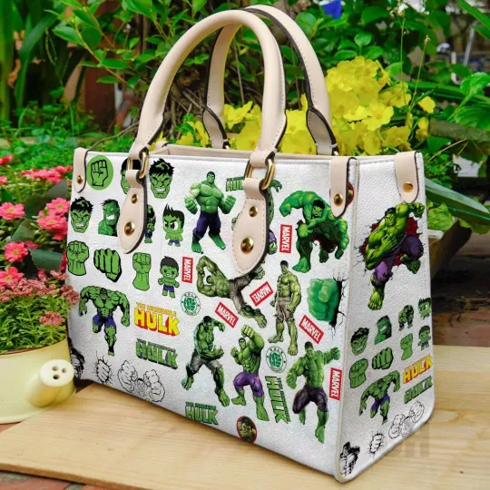 Hulk Leather Handbag, Hulk Women Leather Bag Gift