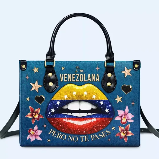 Discover Venezolana Pero No Te Pases Leather Handbag, Women Leather Bag Gift