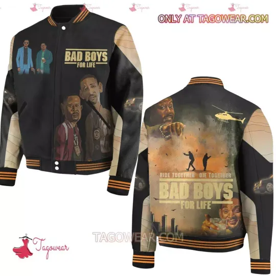 Discover Bad Boys For Life Ride Together Together Baseball Jacket