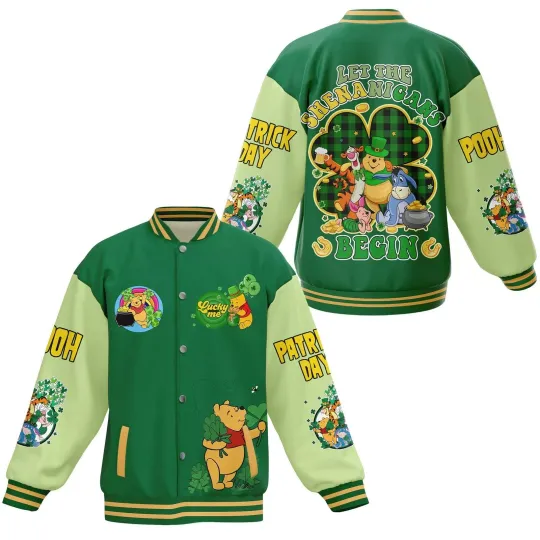 Winnie The Pooh New Baseball Jacket For Fan
