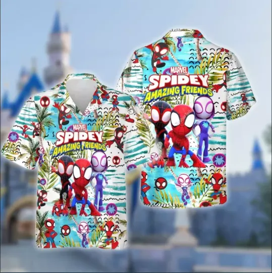 Spidey and His Amazing Friends 3D HAWAII SHIRT